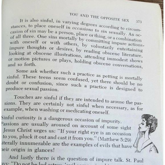 1960s Catholic S x Education Book, Drugs and Going Steady - Picture 6 of 10